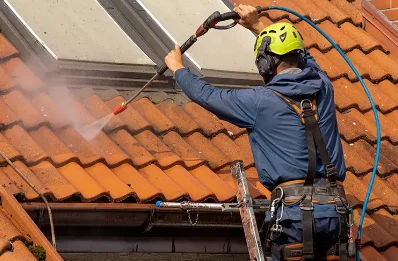 Démoussage et hydrofuge de toiture à Lesperon
